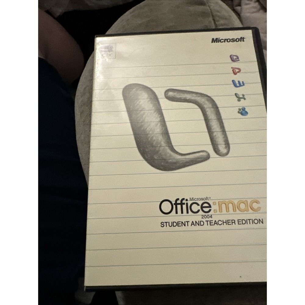 Microsoft Office Mac 2004 Student and Teacher Edition Software 3 Keys X10-33165